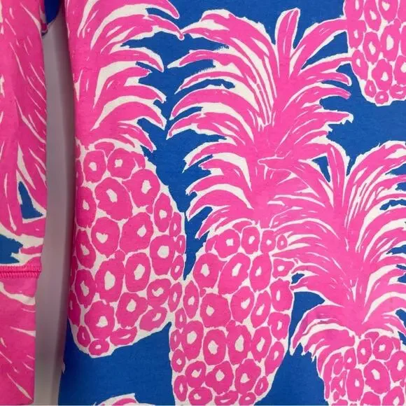 Lily Pulitzer Blue Haven Pineapples mini dress size XXS - Picture 4 of 16